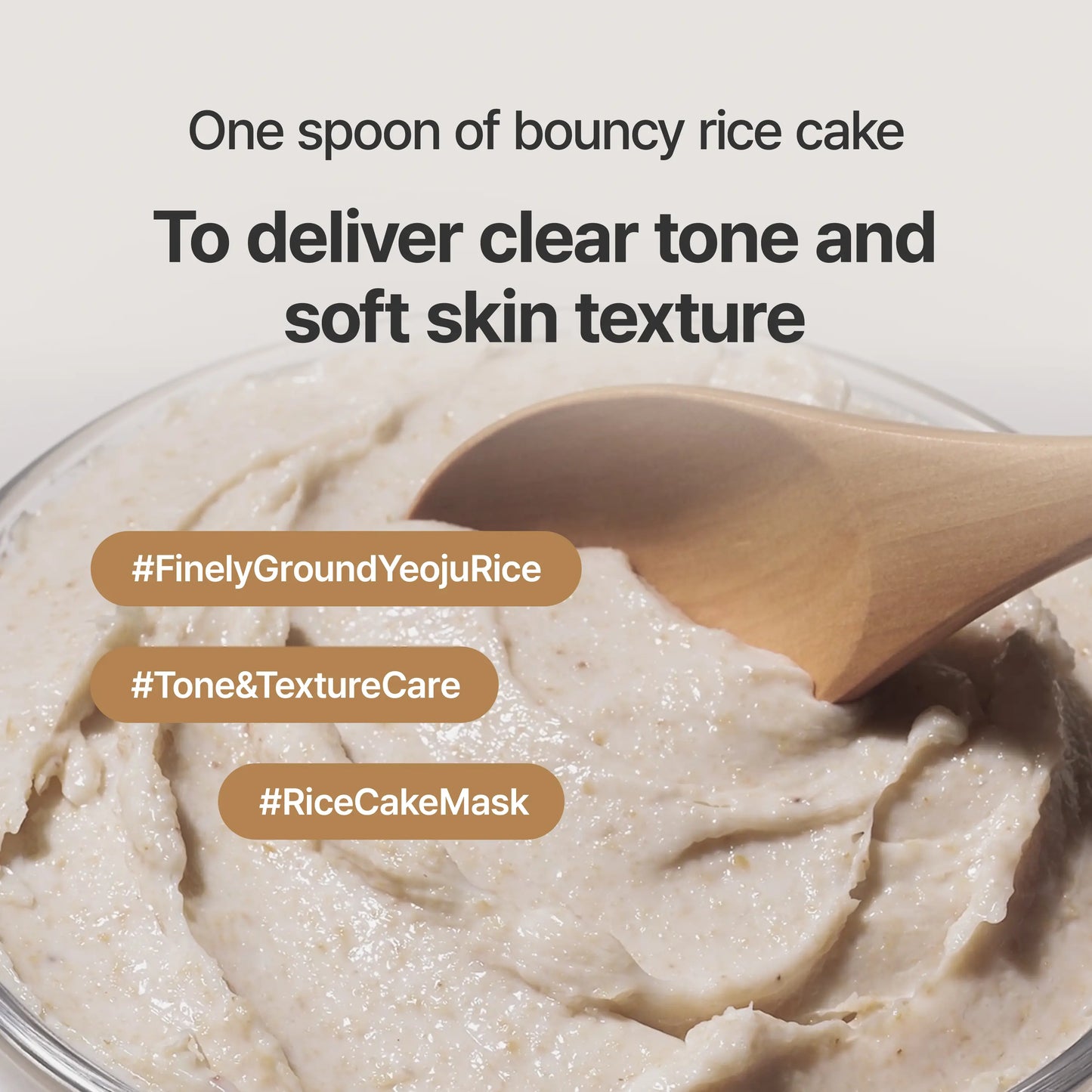 I'M from Rice Mask, Gentle Exfoliating & Hydrating Wash-Off Face Mask with Rice Powder for Glass Skin, Suitable for Sensitive Skin, 2.37 Fl Oz, Exfoliate, Organic, Moisture, Nourishing, Hypoallergenic Face Scrubs & Peels, Single Item