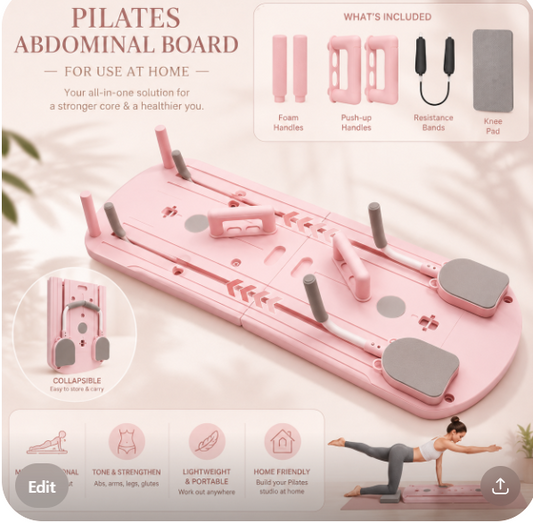 Foldable Pilates Board